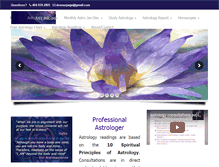 Tablet Screenshot of lovinglightastrologer.com